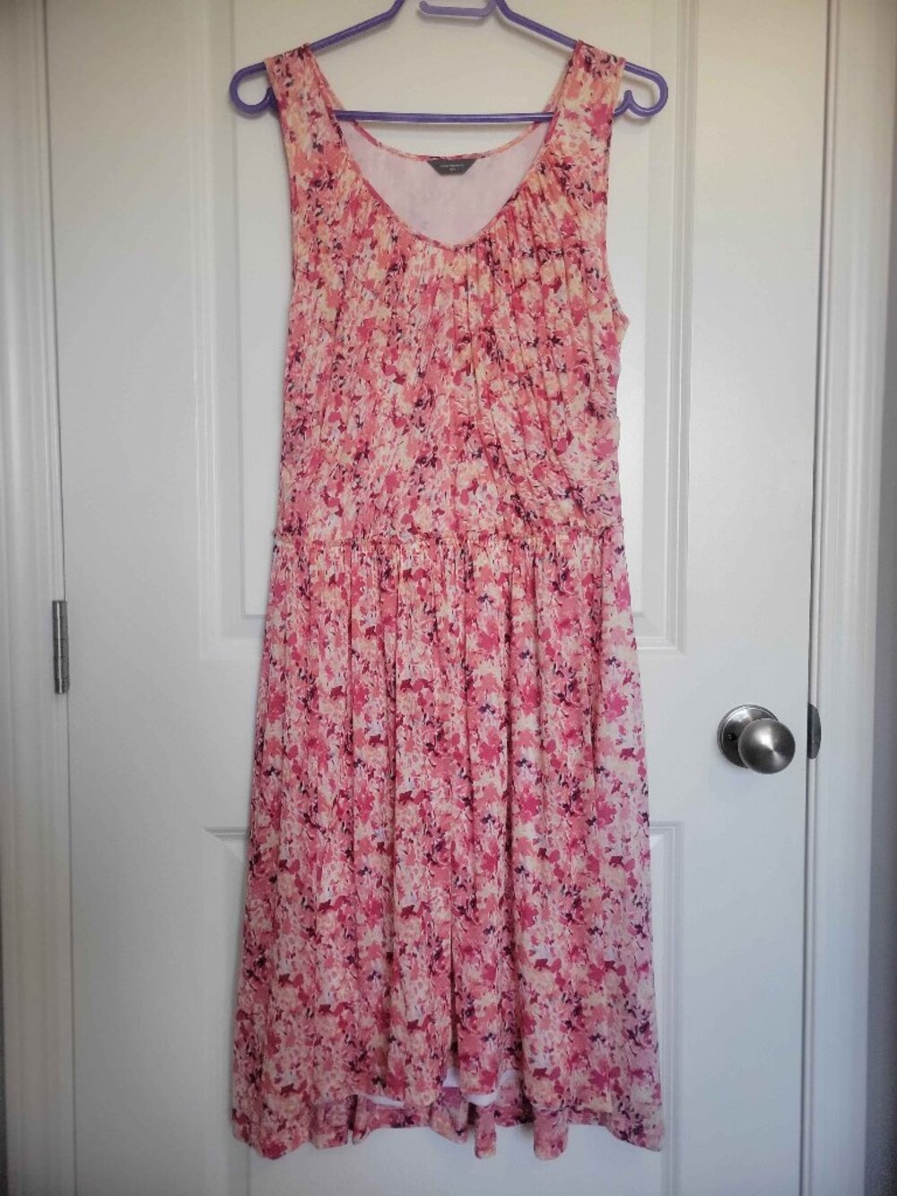 DENVER HAYES pink floral summer dress, womens